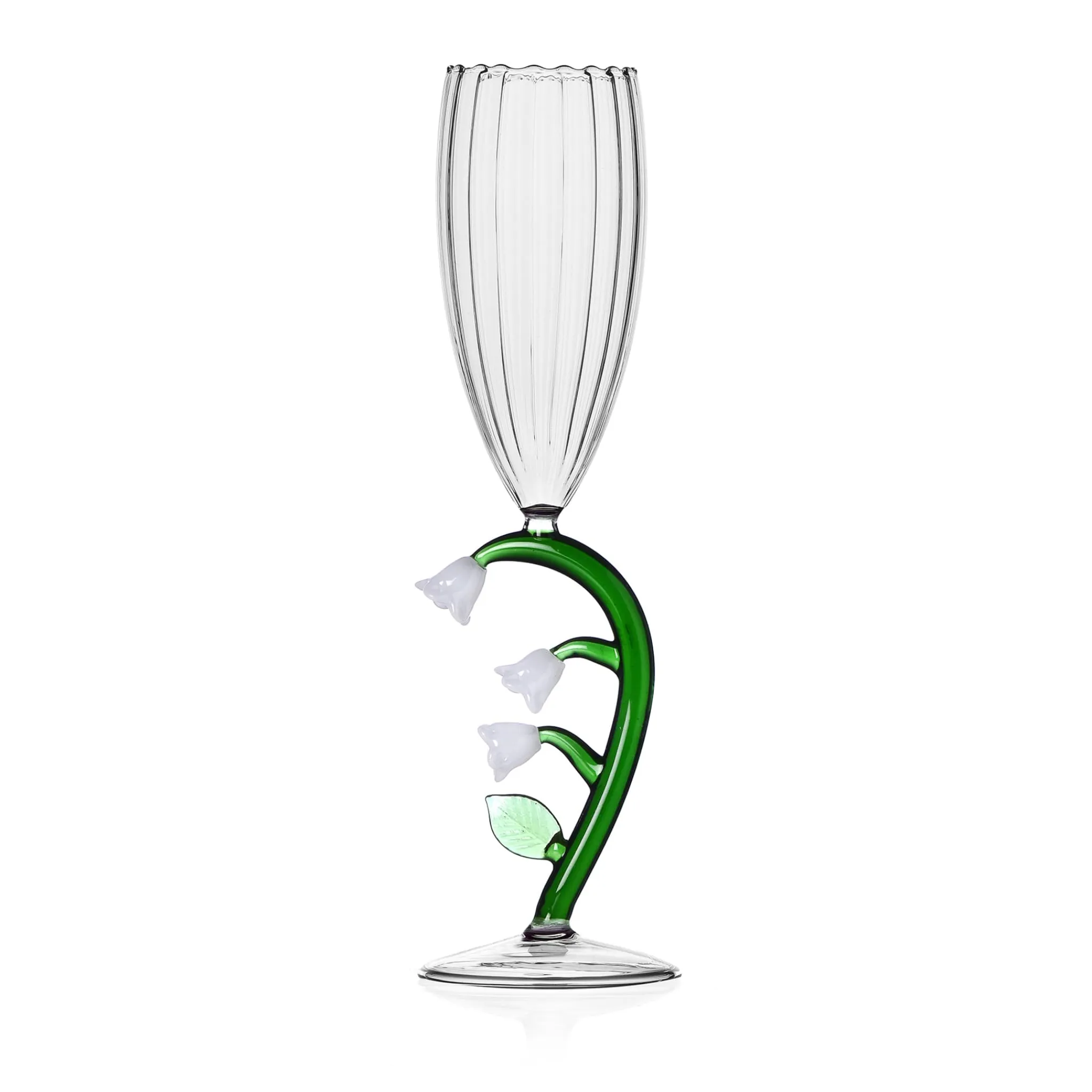 Sale White Flower Optical Champagne Flute, 160ml Tableware Brands
