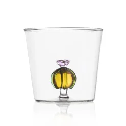 Outlet Yellow Cactus with Flower Tumbler, 300ml Table Setting|Drinking Glasses