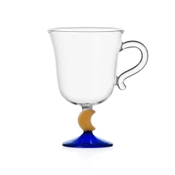 Discount Yellow Mug with Moon, 12.5cm Tableware Brands