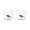 Outlet Ichendorf Set of 2 Green Sardine Tumblers, 300ml Tableware Brands