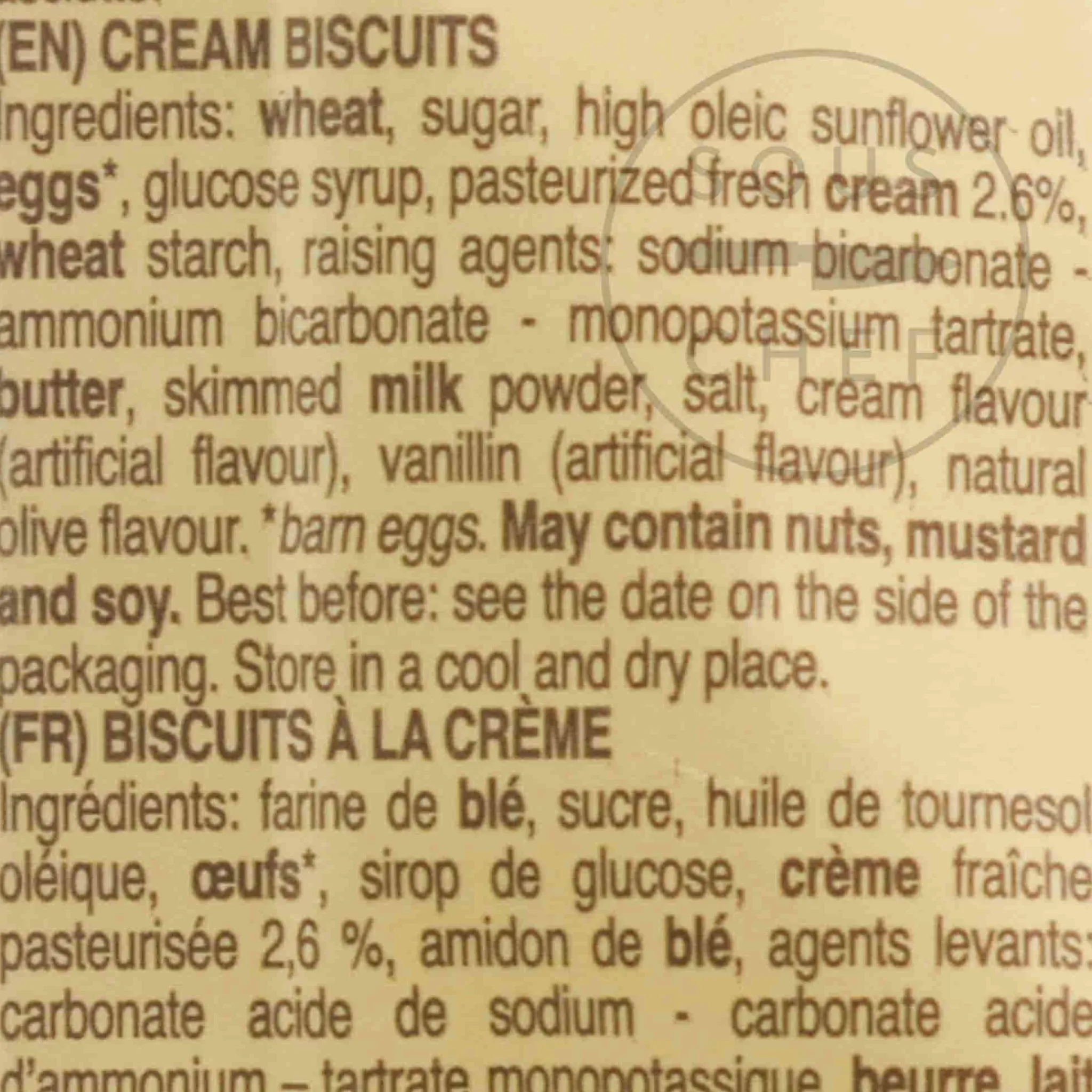 Outlet Il Borgo del Biscotto Shortbread Cream Biscuits, 350g Ingredients Brands|Cakes & Bakery