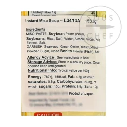 Instant Miso Soup With Green Onion, 8 x 22g servings Ingredients Brands|Japanese Ingredients
