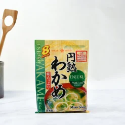 Hot Instant Miso Soup With Wakame, 8 x 22g servings Japanese Ingredients|Stock & Bouillon