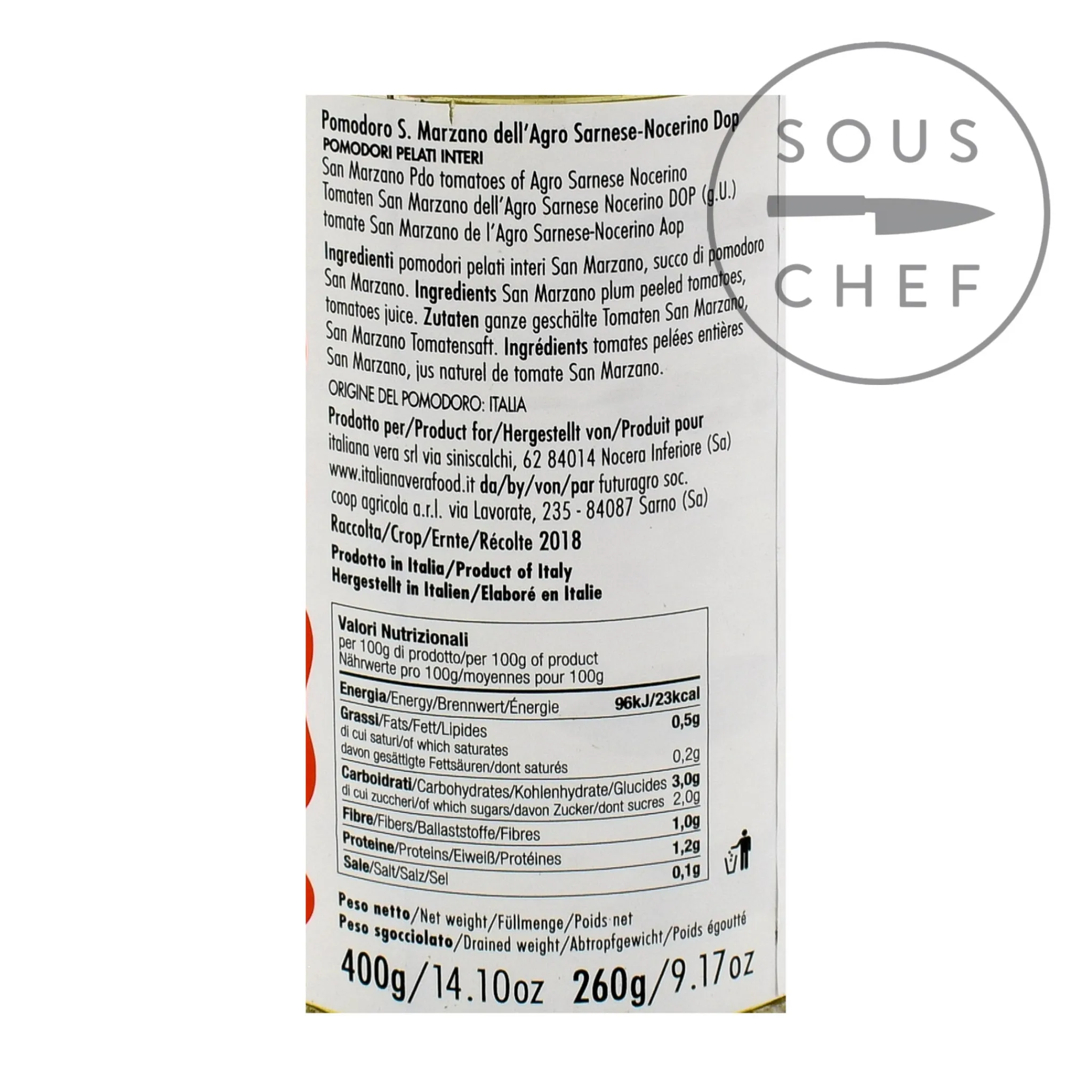 Discount DOP San Marzano Peeled Tomatoes, 400g Italian Ingredients|Vegetables