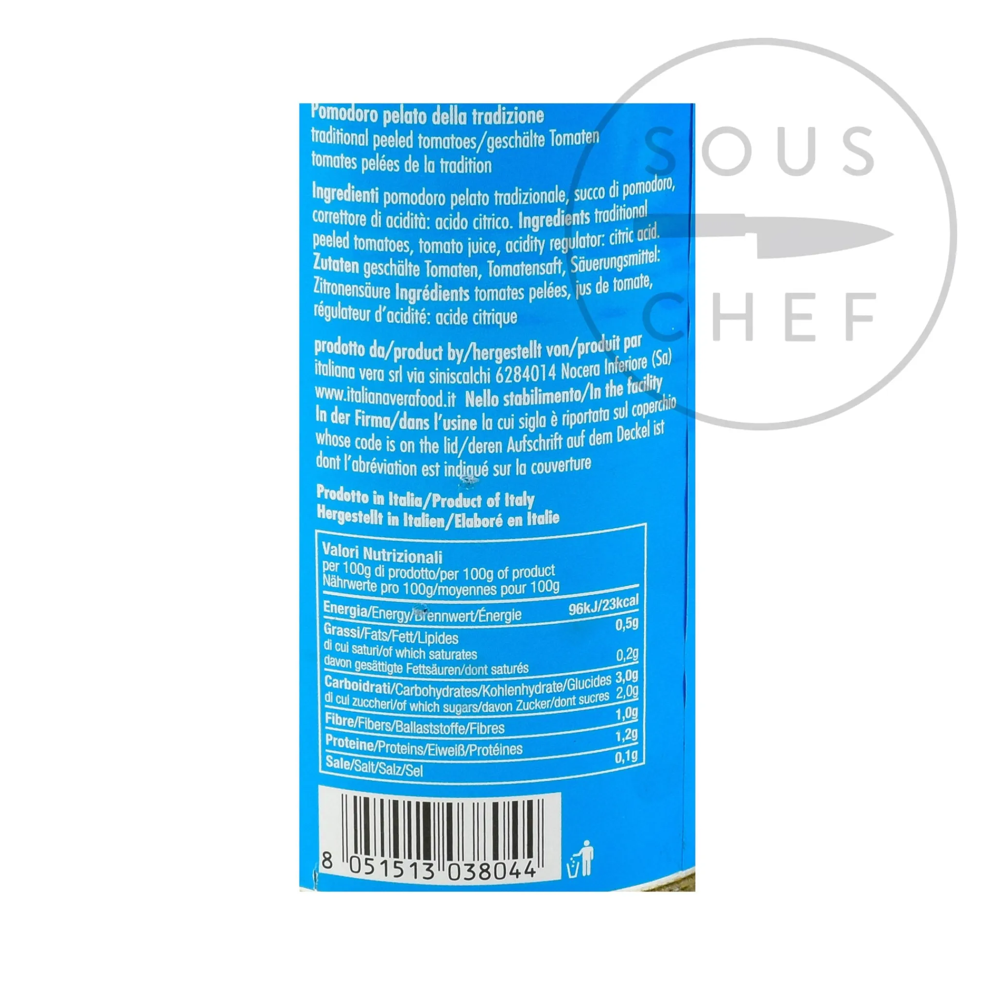 Hot Traditional Peeled Tomatoes, 400g Ingredients Brands|Italian Ingredients
