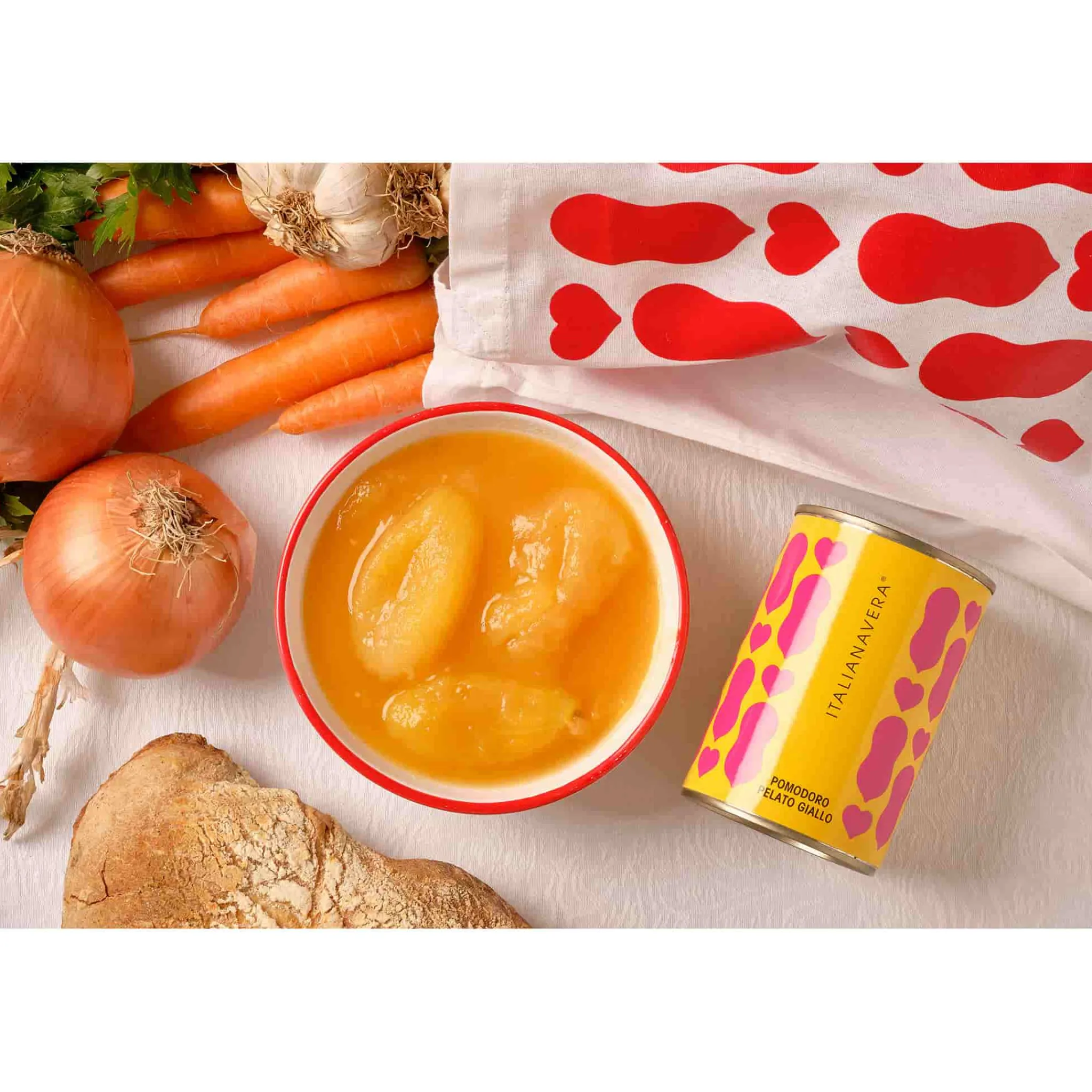 Outlet Yellow Peeled Tomatoes, 400g Italian Ingredients|Vegetables