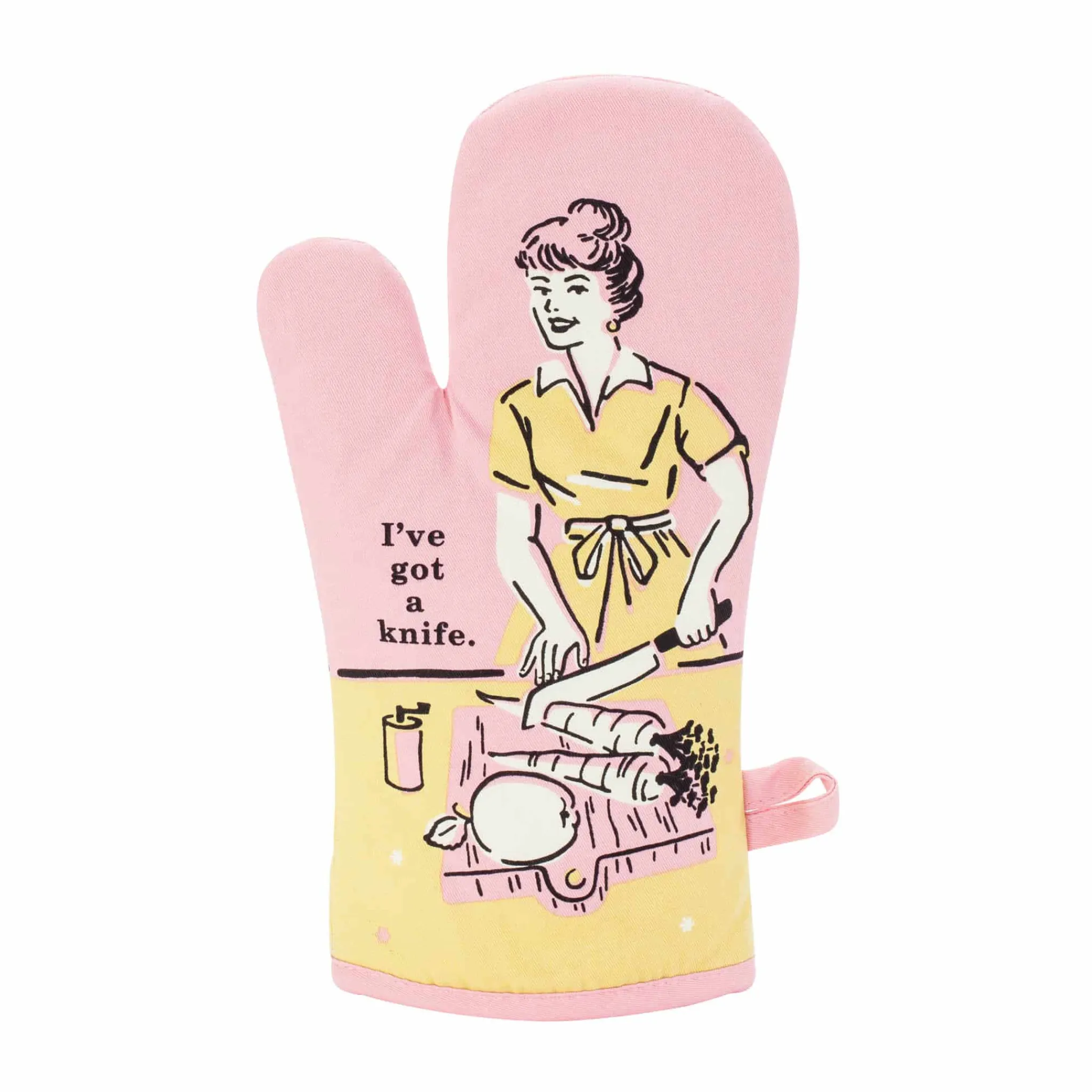 New I've Got a Knife Double Sided Oven Mitt Kitchen Textiles & Clothing