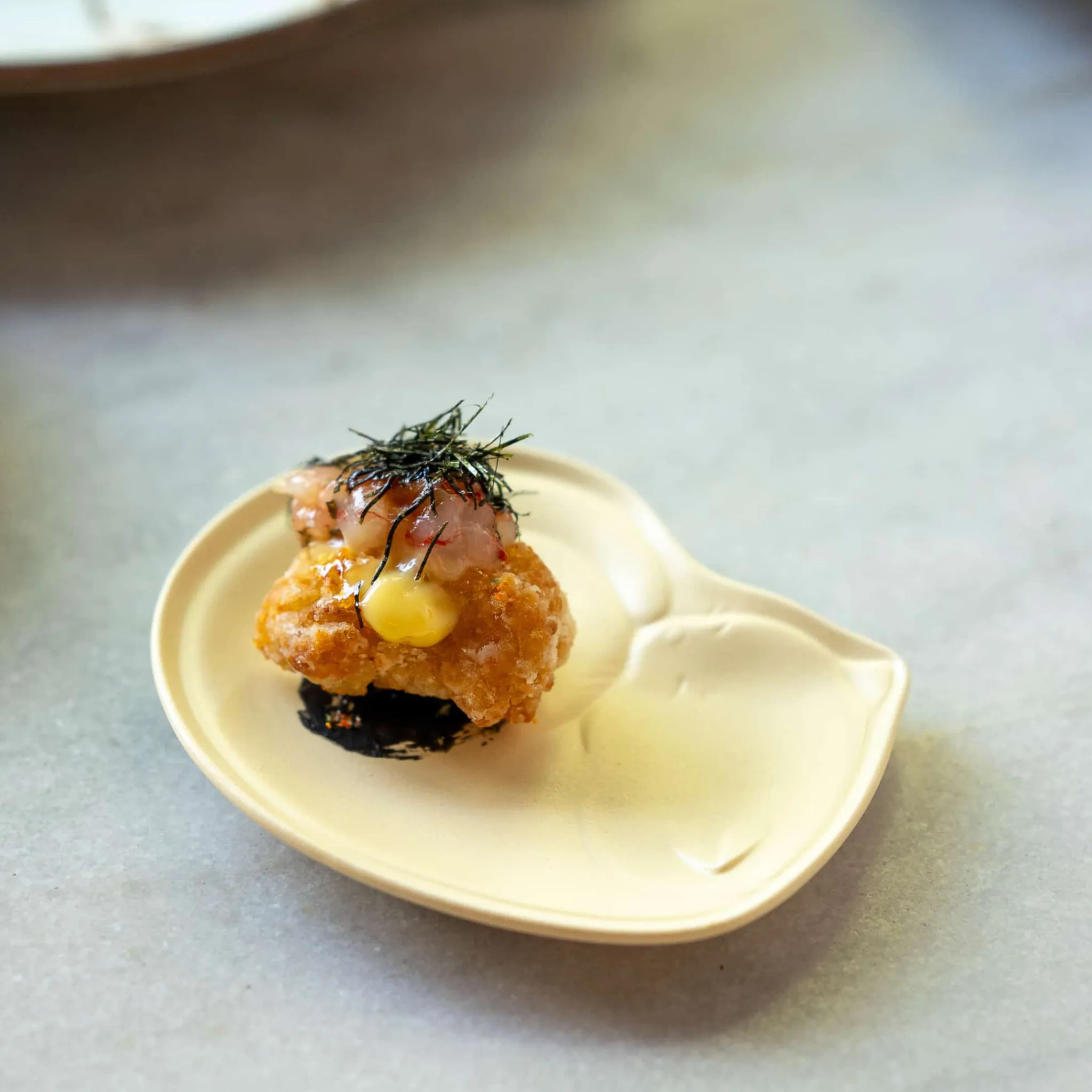 Best Ivory Cat Japanese Small Plate, 11cm Japanese Ingredients|Plates