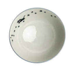 Hot Japanese Cat with Footprints Rice Bowl, 14cm Japanese Ingredients|Crockery & Dinnerware
