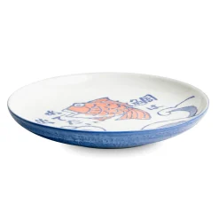 Sale Japanese Fish Dinner Plate, 24.5cm Japanese Ingredients|Plates