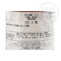 Clearance Japanese Pure Sesame Oil, 162ml Korean Ingredients|Japanese Ingredients