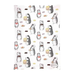 Clearance Guinea Pig Biscuits Tea Towel Kitchen Textiles & Clothing