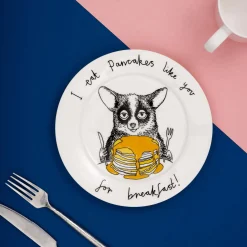 New I Eat Pancakes Like You For Breakfast! Side Plate, 20cm Tableware Brands|Made In The Uk