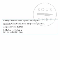 Outlet Jinro Soju Chamisul Classic ABV 20.1%, 350ml Korean Ingredients|Drinks