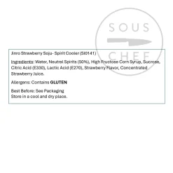 Sale Strawberry Soju, 350ml Ingredients Brands|Drinks