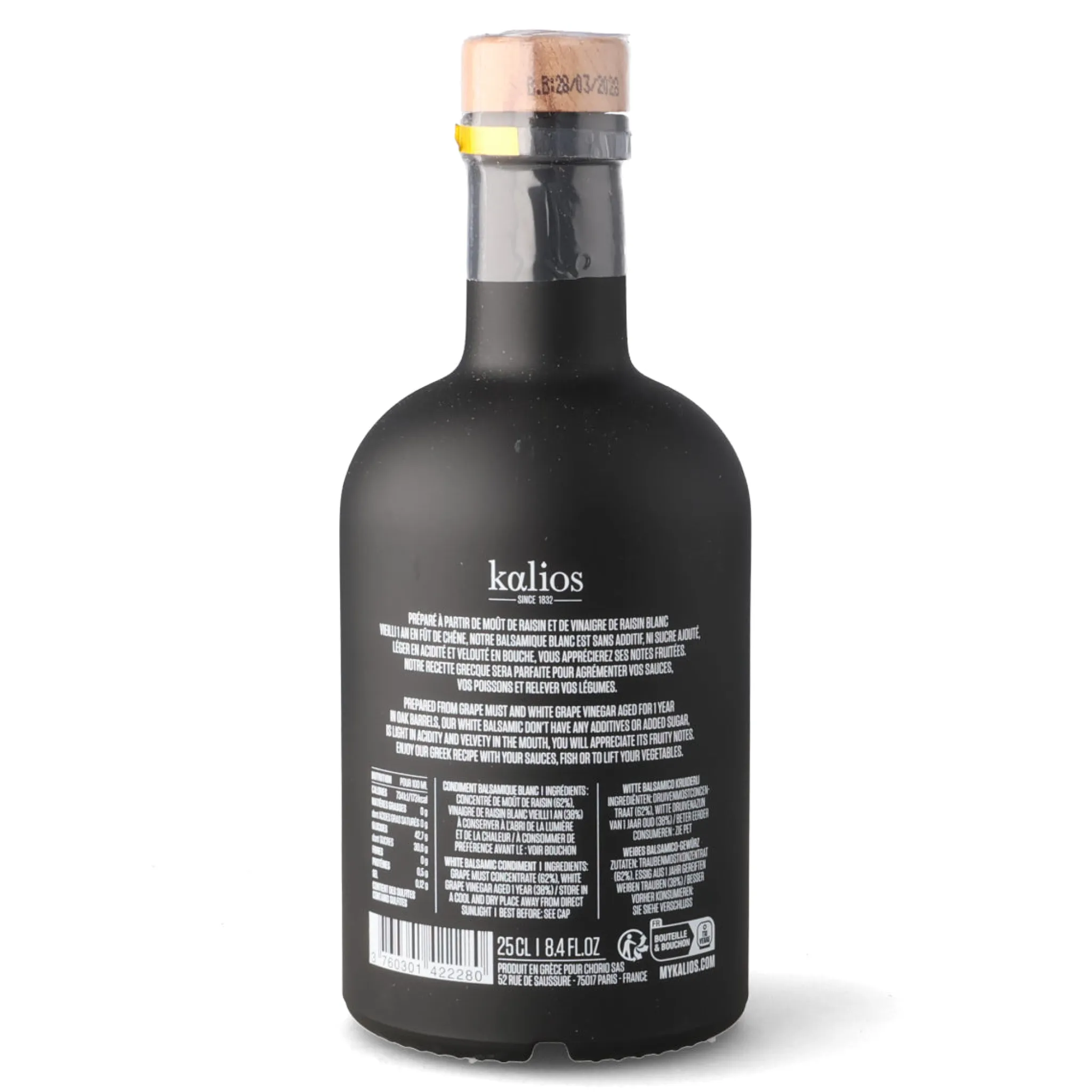 Outlet White Balsamic Vinegar, 150ml Ingredients Brands|Greek Ingredients