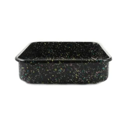 Hot x Sous Chef Galaxy Splatter Enamel Square Roasting & Serving Dish, 21cm Baking Supplies & Equipment