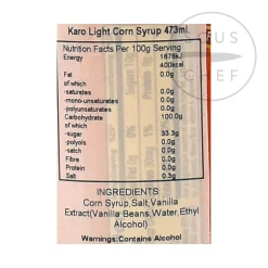 Light Corn Syrup - Red, 473ml American Ingredients|Baking Ingredients