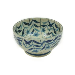 New Kikyo Flower Ramen Bowl, 17cm dia x 9cm Japanese Ingredients|Japanese Tableware