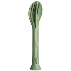 New Klikk Pocket Stacking Cutlery Set, Green Picnicware|Cutlery