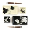 New Kuro To Shiro Sushi Serving Set Japanese Ingredients|Serveware