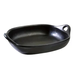 Hot Black Clay Gratin Dish Baking Supplies & Equipment