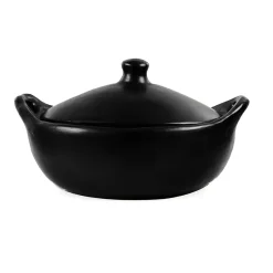 Sale Black Clay Low Oval Cocotte, 24x18cm Pots & Pans