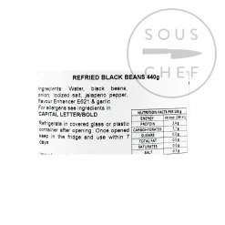Online Refried Black Beans, 440g Ingredients Brands|Mexican Ingredients