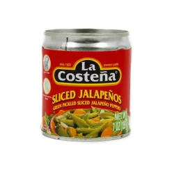 New Sliced Green Jalapeno Peppers, 199g Mexican Ingredients|Vegetables