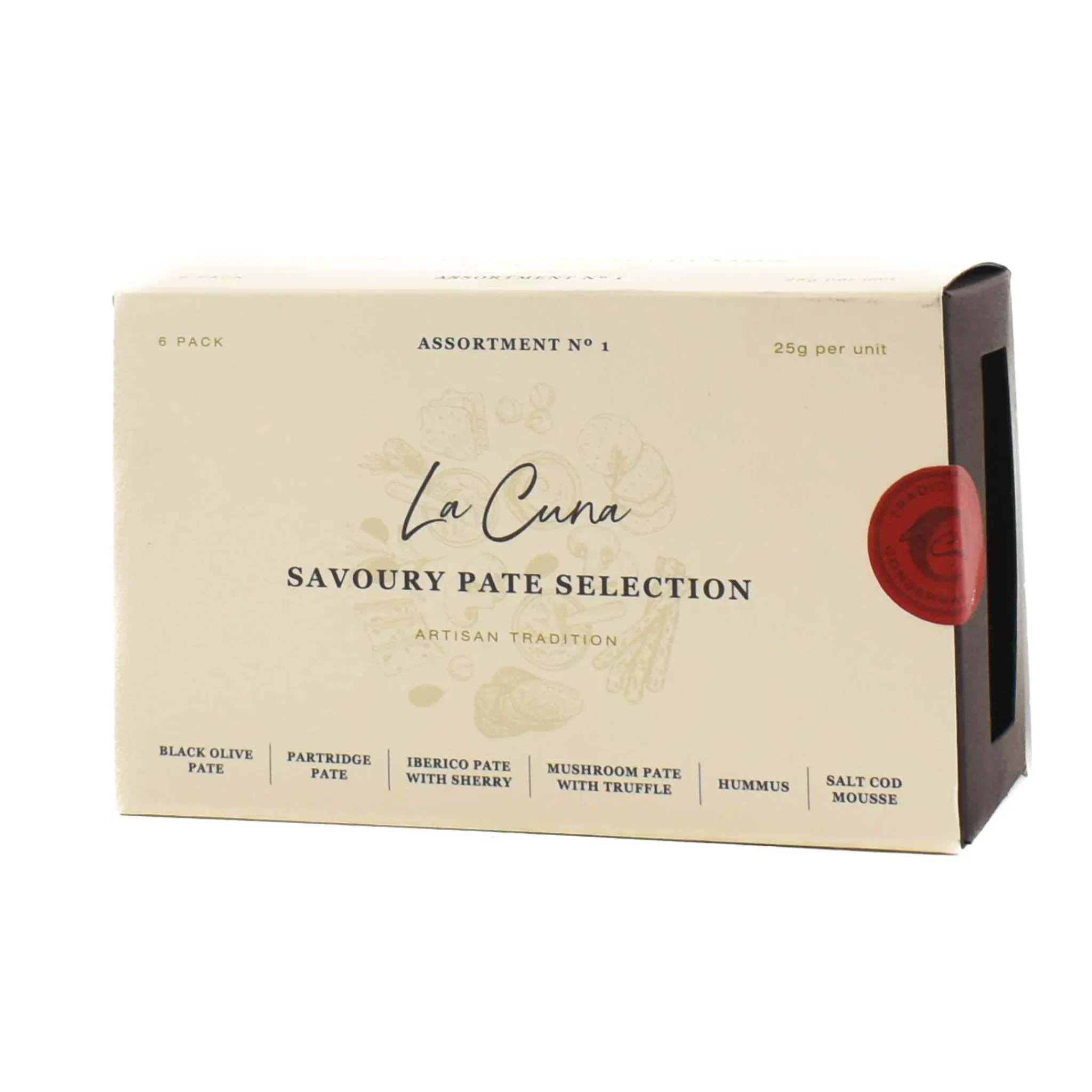 Clearance Savoury Pate Selection, 6x25g Ingredients Brands|Spanish Ingredients