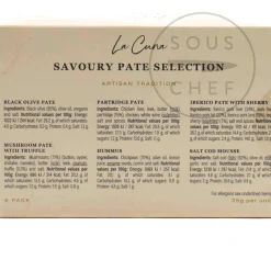 Clearance Savoury Pate Selection, 6x25g Ingredients Brands|Spanish Ingredients