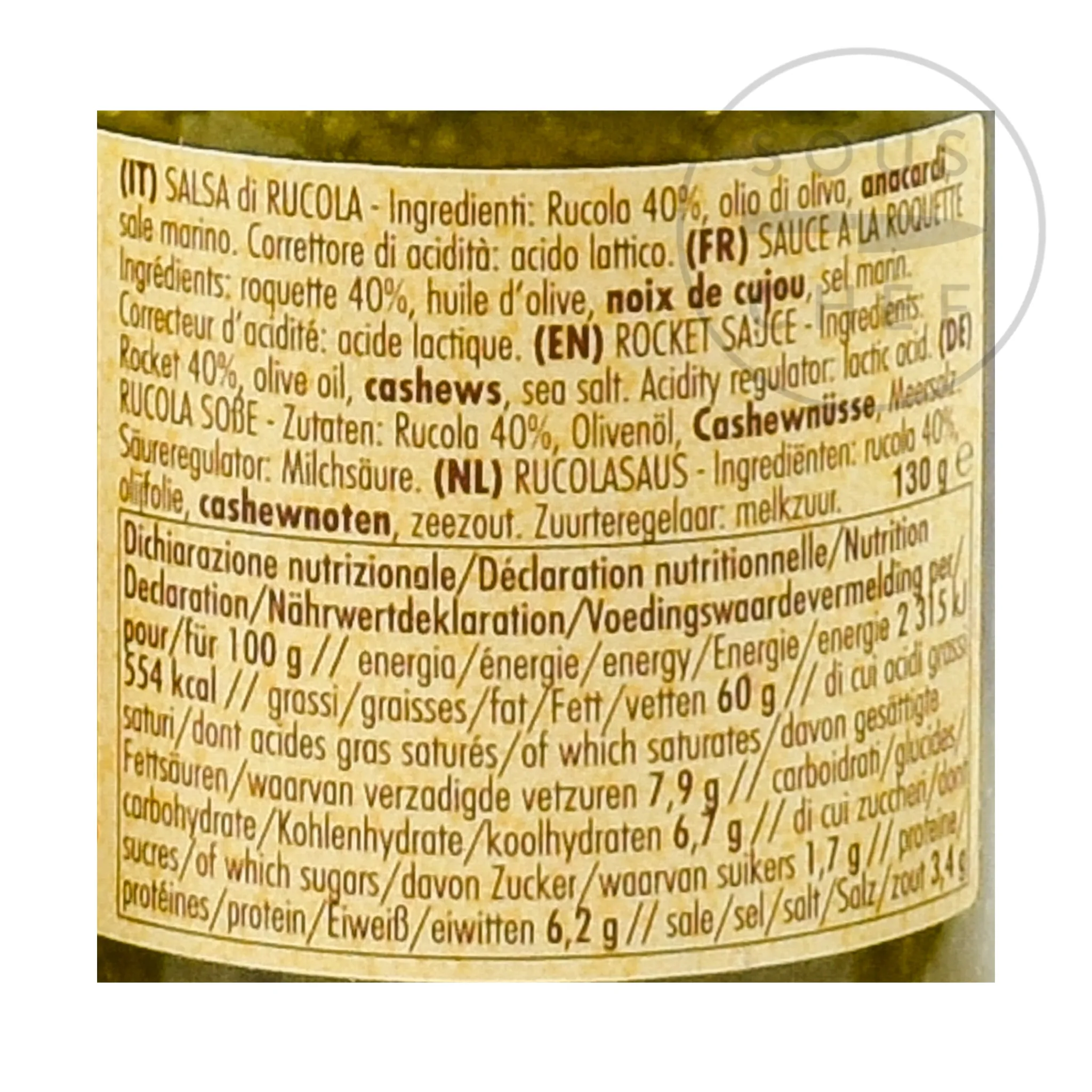 Online Rocket Pesto, 130g Ingredients Brands|Italian Ingredients