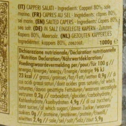 New Salted Capers Ingredients Brands|Italian Ingredients