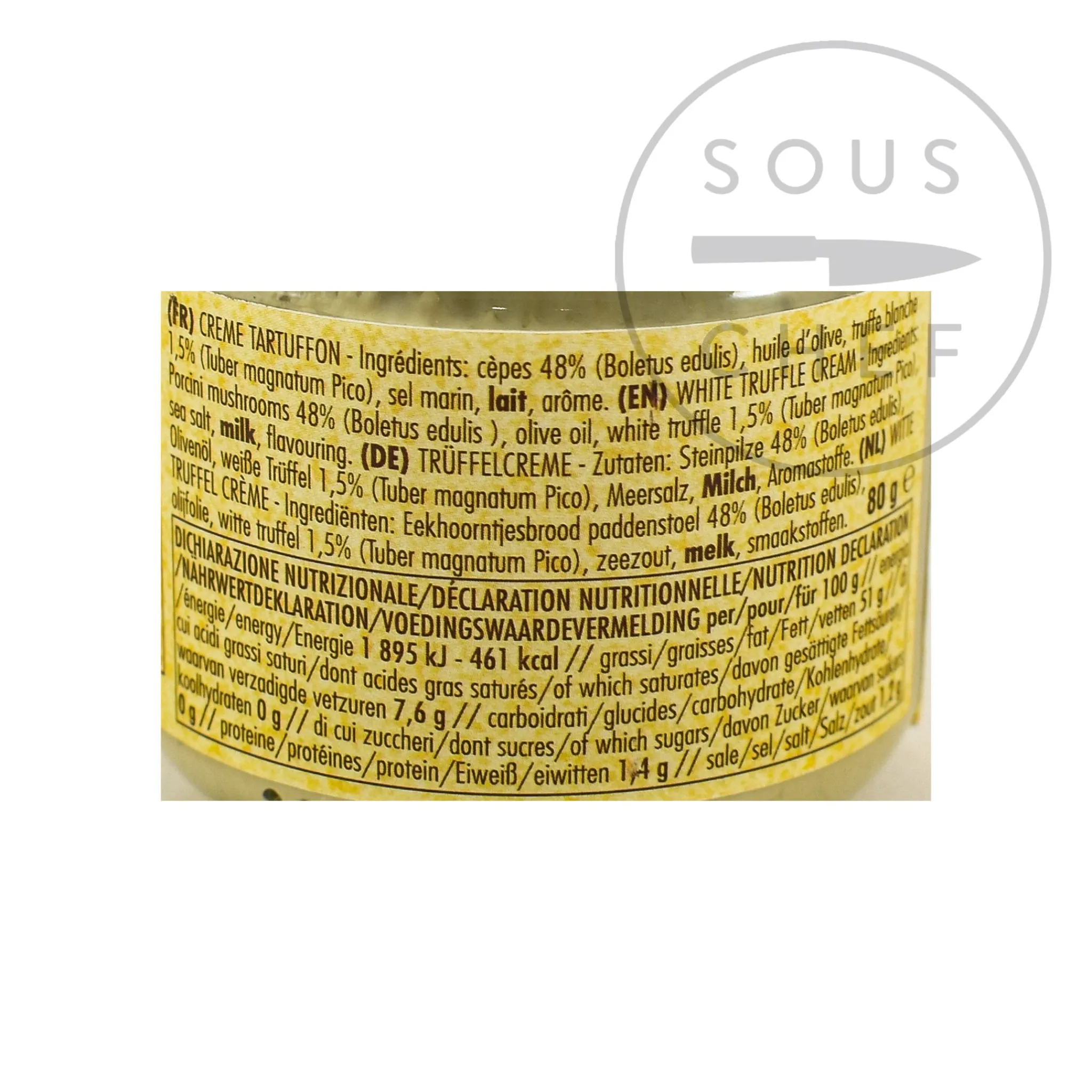 Outlet White Truffle Cream, 80g Ingredients Brands|Italian Ingredients