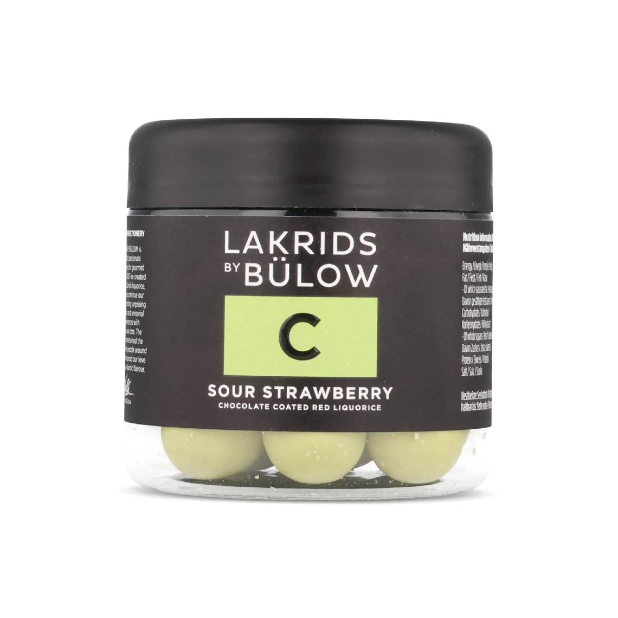 Hot Liquorice C - Sour Strawberry Chocolate & Sweets|Ingredients Brands