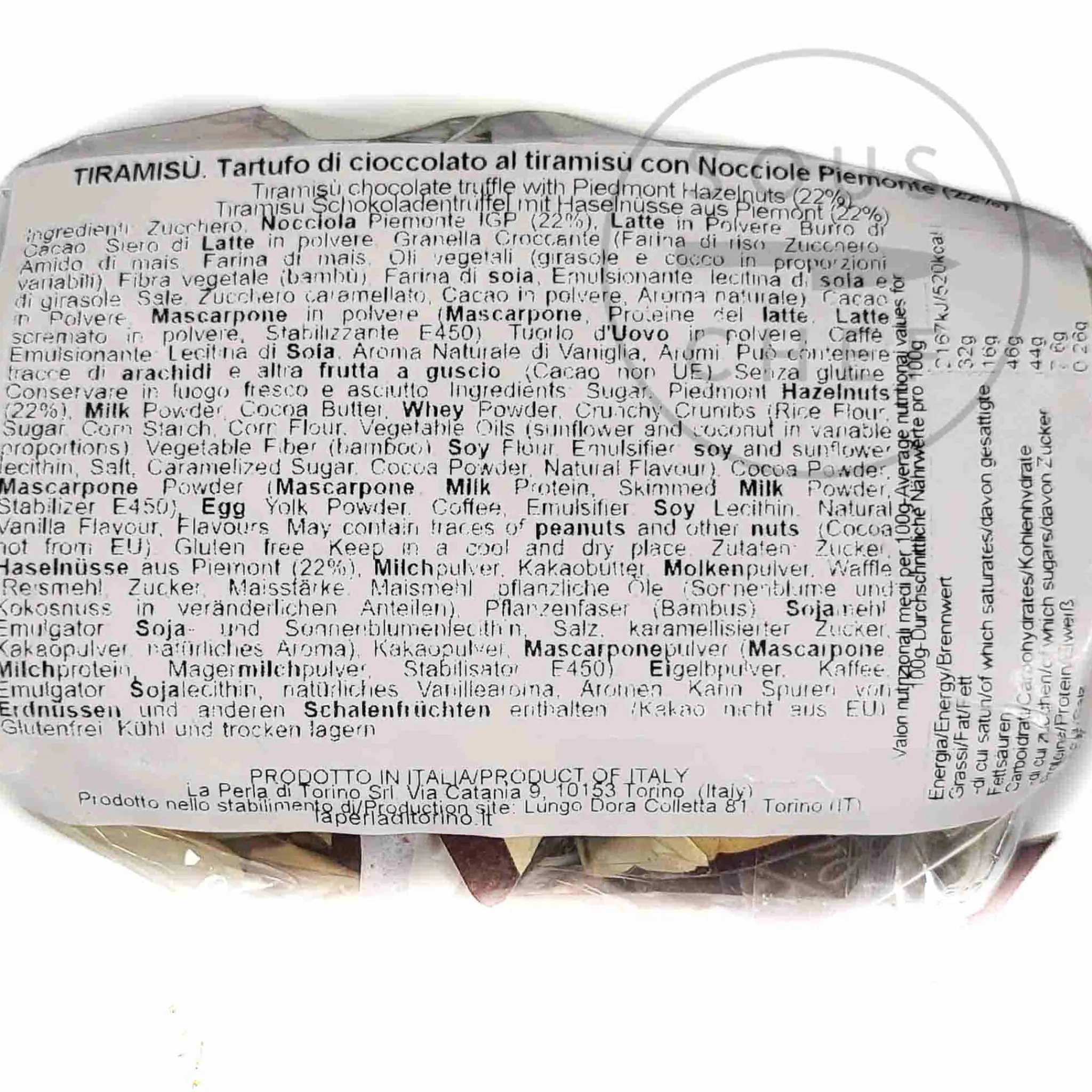 Clearance Tiramisu Truffles, 200g Ingredients Brands|Chocolate & Sweets