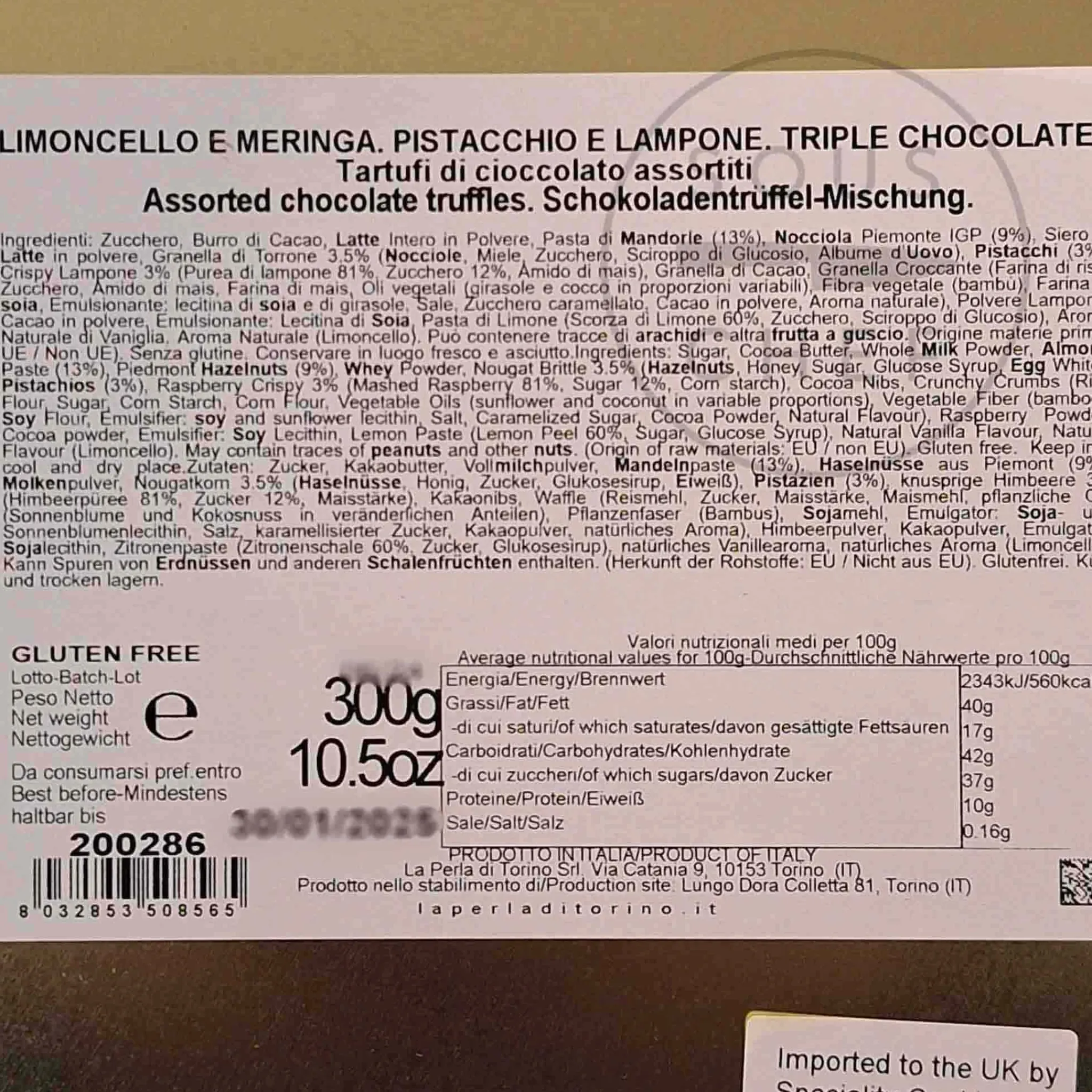 Outlet Truffle Selection in Tin, 300g Ingredients Brands|Italian Ingredients