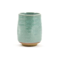 Sale Large Duck Egg Blue Glaze Tea Cup Japanese Ingredients|Japanese Tableware