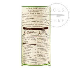 Clearance Basil Oil, 250ml French Ingredients|Oil, Vinegar & Dressings