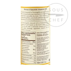 New Toasted Almond Oil, 250ml French Ingredients|Oil, Vinegar & Dressings