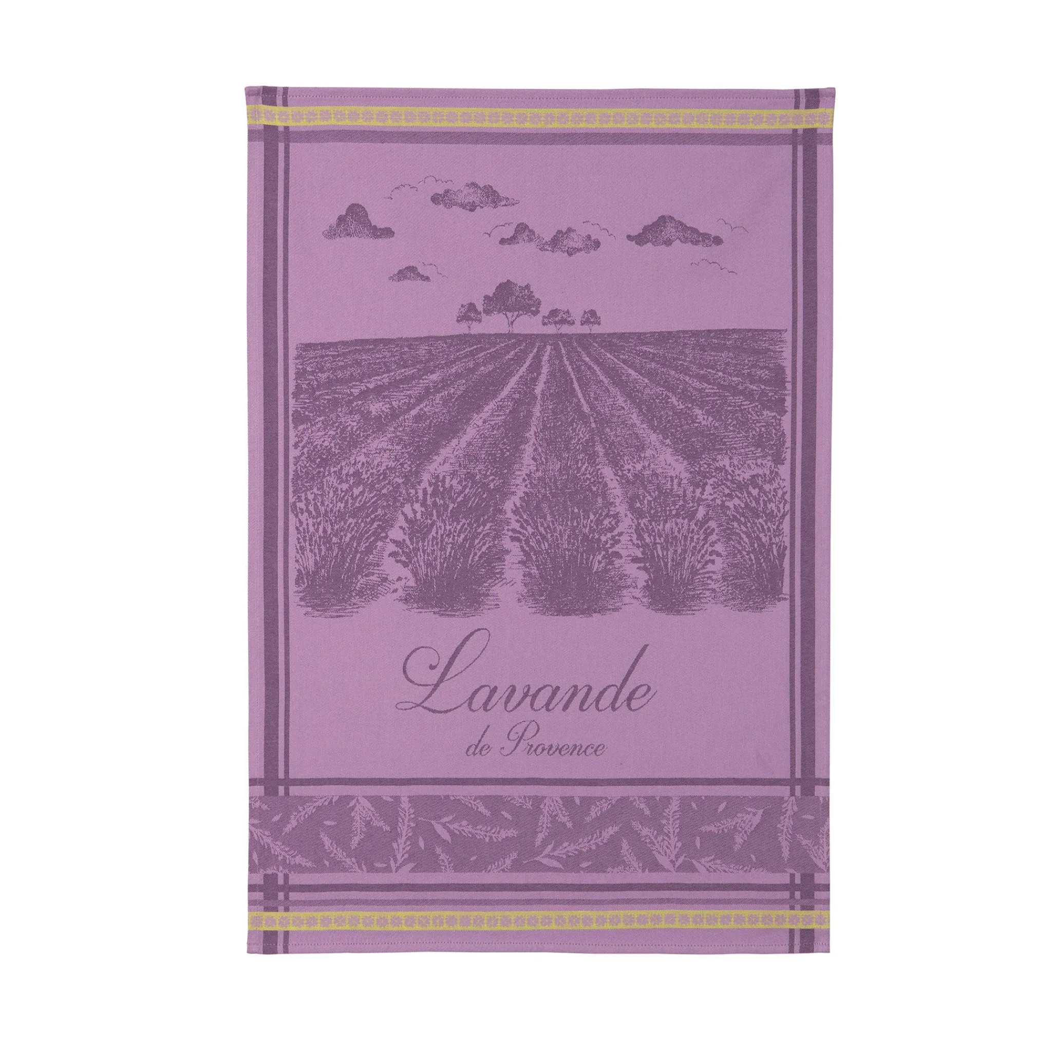 Clearance Lavender Fields Tea Towel Kitchen Textiles & Clothing