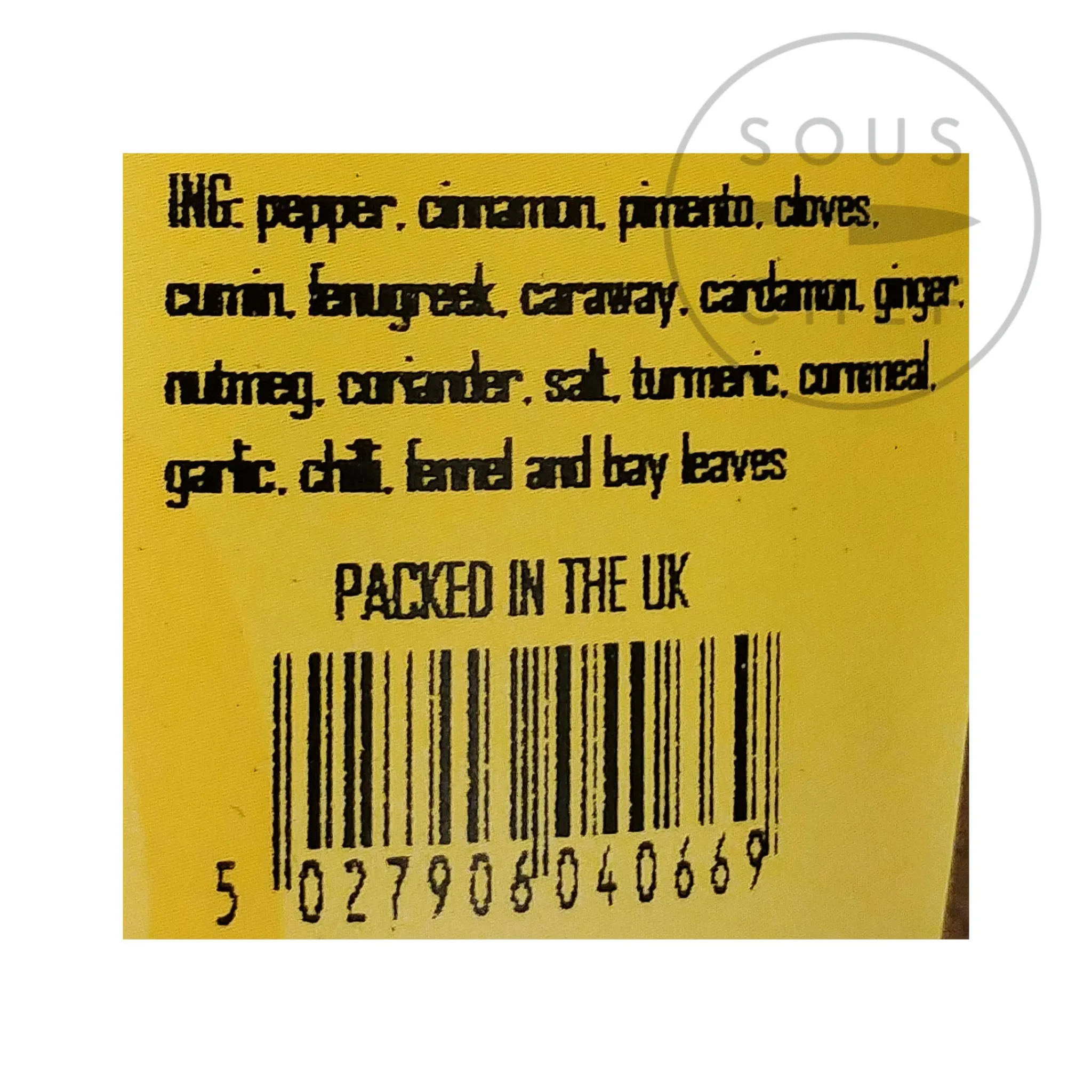 Online Lebanese 7 Spice Catering Size Ingredients Brands|Middle Eastern Ingredients
