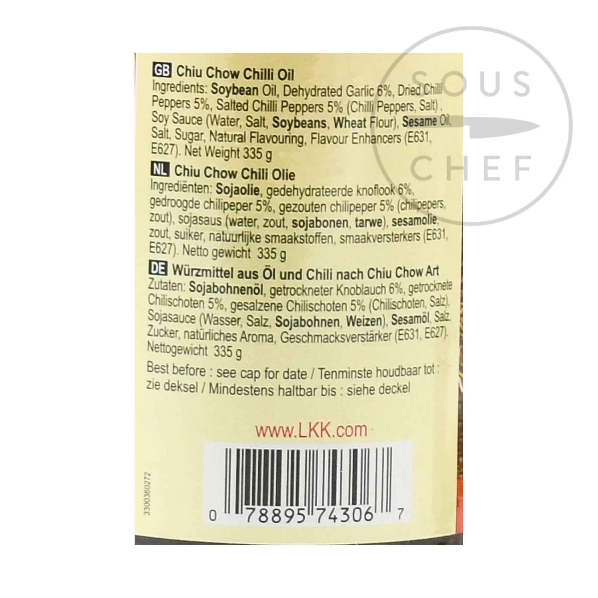 Clearance Chiu Chow Chilli Oil Ingredients Brands|Chinese Ingredients