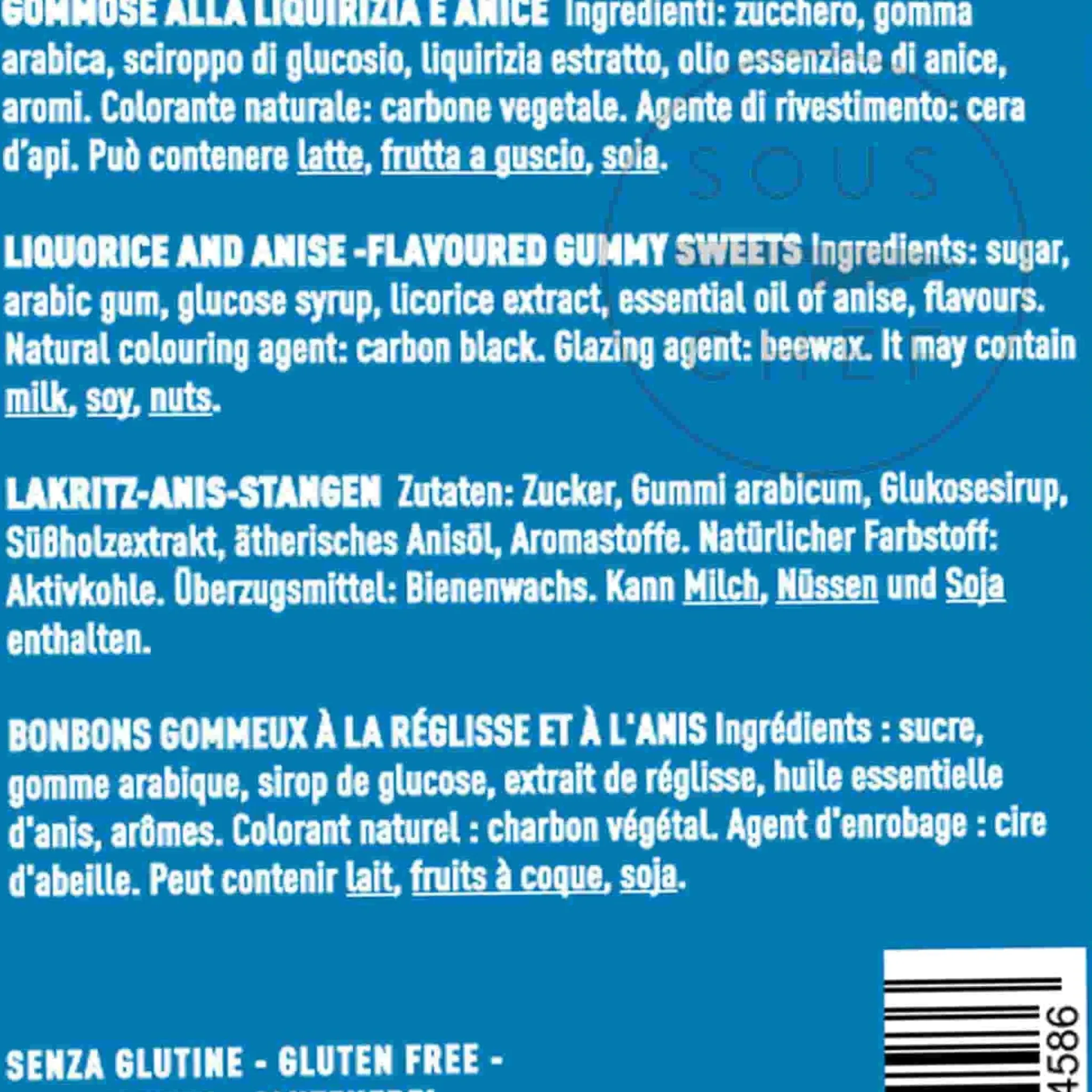 Outlet Liquorice Fish Gummies, 150g Ingredients Brands|Italian Ingredients