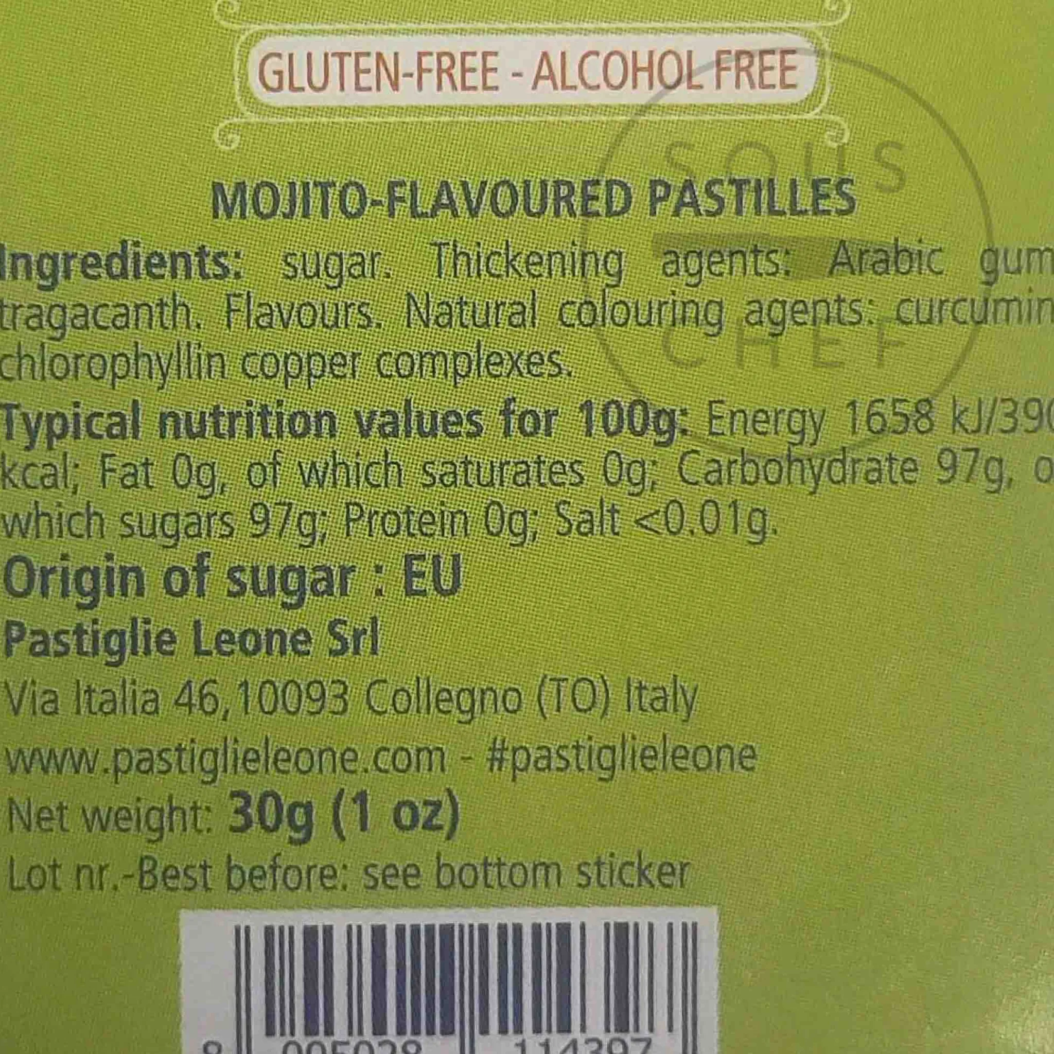 Mojito Candy Box, 27g Ingredients Brands|Chocolate & Sweets