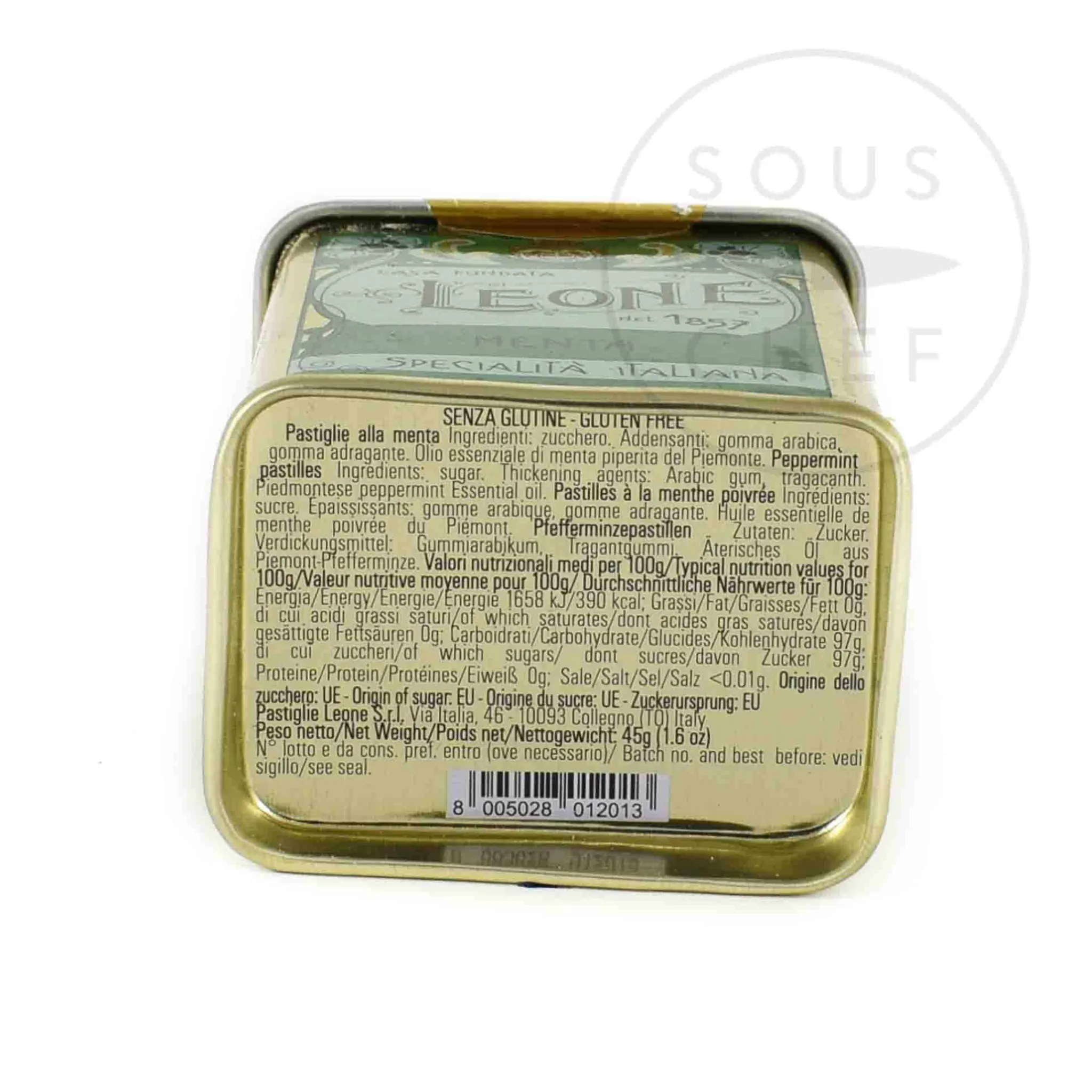Best Peppermint Candies In Classic Tin, 30g Italian Ingredients|French Ingredients