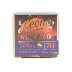 Online Raw Unrefined 70% Orange & Cinnamon Dark Chocolate Bar, 70g Ingredients Brands|Chocolate & Sweets