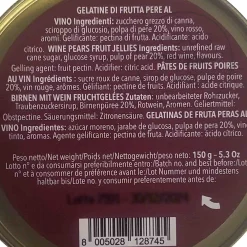 New Wine & Pear Jellies, 150g Ingredients Brands|Chocolate & Sweets