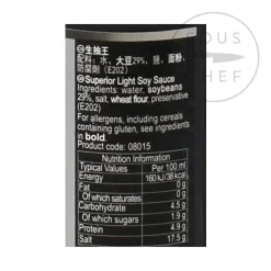 New Light Soy Sauce Ingredients Brands|Southeast Asian Ingredients