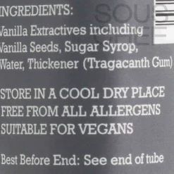 Hot Alcohol Free Natural Vanilla Paste, 100ml Ingredients Brands|Herbs & Spices